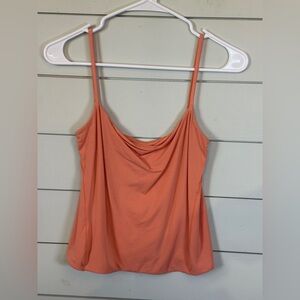 Lululemon Wundermost ultra soft spaghetti strap cami coral women's size M